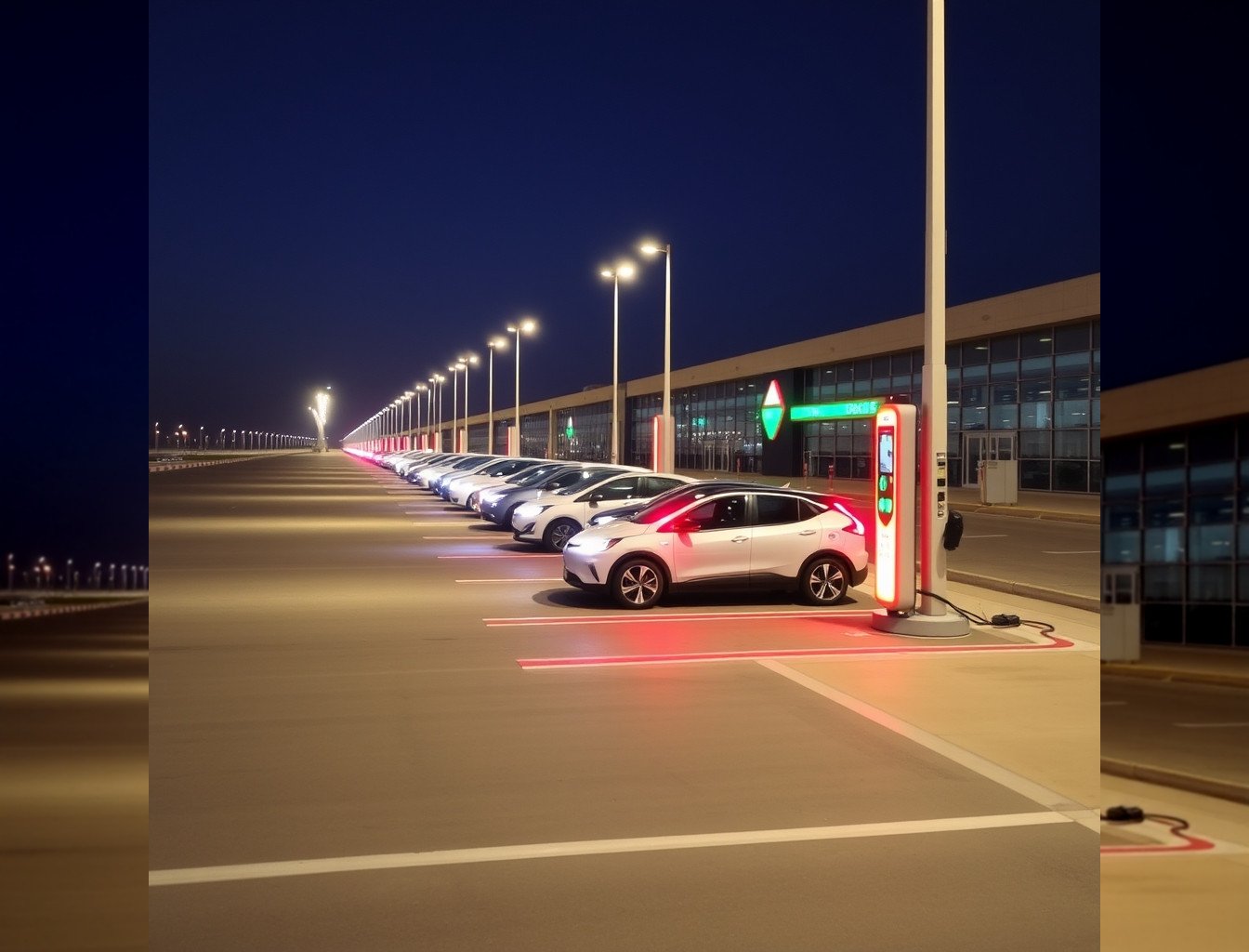 L’aéroport d’Alger installe des bornes pour voitures électriques